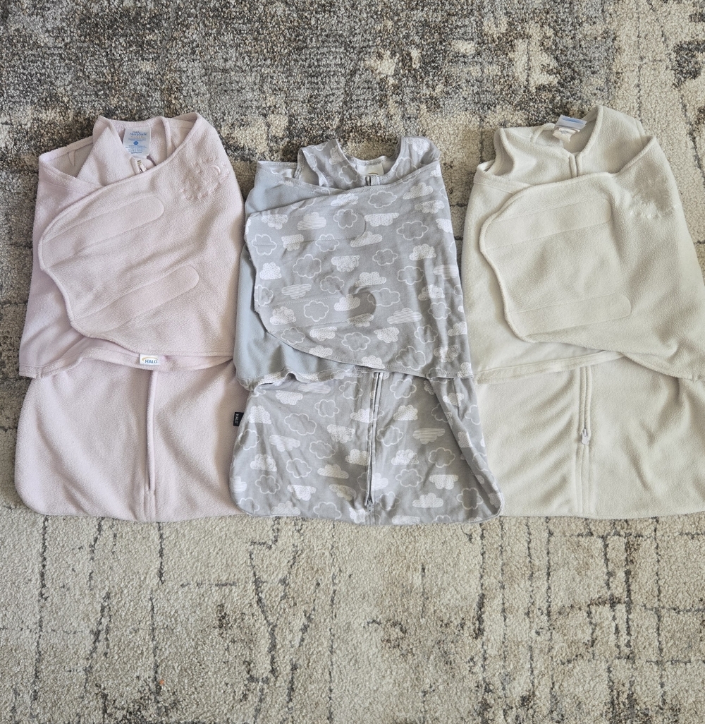 Bundle of 4 HALO SleepSack Swaddles | Newborn 0-3 Months